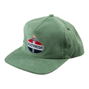 DEATHWISH MOTOR SPIRITS 5 PANEL CORD SNAPBACK GREEN