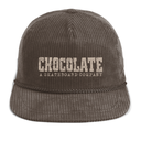 CHOCOLATE WESTERN CORD 5 PANEL HAT BROWN