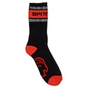 SPITFIRE CLASSIC 87 BIGHEAD SWIRL SOCKS 3 PACK BLACK/WHITE/RED