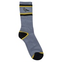 ANTI-HERO BASIC PIGEON EMB SOCKS CHARCOAL/BLACK