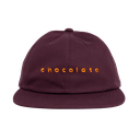 CHOCOLATE COMIC 6 PANEL HAT BURGUNDY