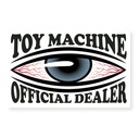 TOY MACHINE OFFICIAL DEALER STICKER