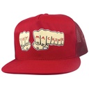 TOY MACHINE FISTS MESH HAT RED