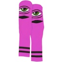 TOY MACHINE SECT EYE SOCKS PINK