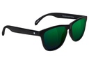 GLASSY DERIC MATTE BLACK/GREEN MIRROR POLARIZED SUNGLASSES