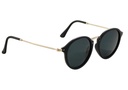 GLASSY KLEIN BLACK/GOLD POLARIZED SUNGLASSES