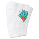 THE HEATED WHEEL SLAM TIME PREMIUM SOCKS WHITE