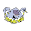 THANK YOU STATIC CLOUD STICKER