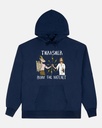 THRASHER X TOY MACHINE B.T.H. NAVY HD/SWT XL