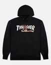 THRASHER X TOY MACHINE PYRAMID BLACK HD/SWT L