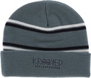 KROOKED KRK EYES CUFF BEANIE BLUE