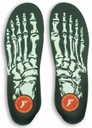 FOOTPRINT KINGFOAM ELITE MID ACTION SPORTS GEL SKELETON BLACK INSOLES SMALL (3-8)