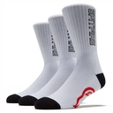 SPITFIRE CLASSIC 87 SOCKS 3 PACK WHITE/BLACK/RED