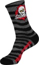 POWELL RIPPER STRIPES CHARCOAL/BLACK SOCKS