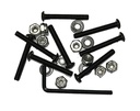 BULK 1 1/2" ALLEN TRUSS HEAD 8-PACK BLACK