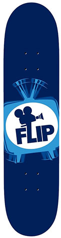 FLIP TEAM TV LOGO BLUE DECK 8.00