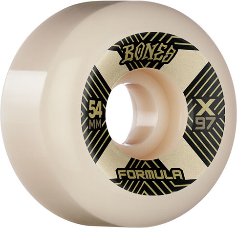 BONES X-FORMULA XCELL V6 WIDE-CUT 54MM 97A (Set of 4)