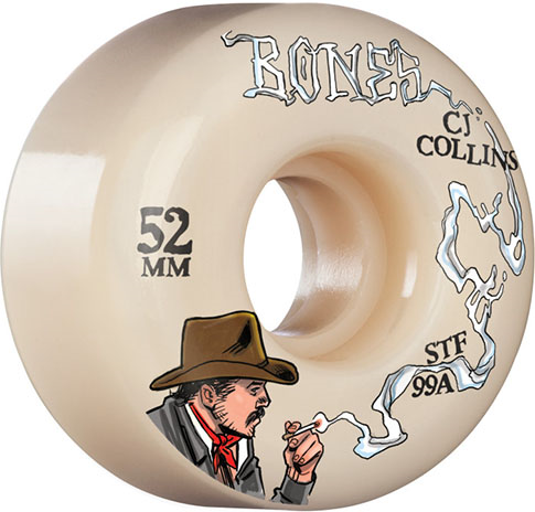 BONES STF COLLINS COWBOY UP V2 LOCKS 52MM 99A (Set of 4)