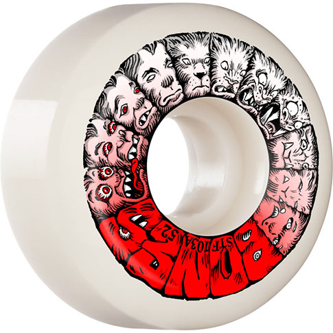 BONES STF WEIRD WOLF V5 SIDECUT 52MM 103A (Set of 4)