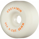 MINI LOGO HYBRID A CUT WHITE 56MM 95A (Set of 4)