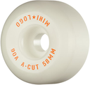 MINI LOGO HYBRID A CUT WHITE 58MM 90A (Set of 4)