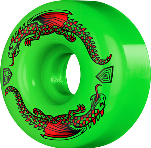 POWELL DRAGON FORMULA GREEN 54MM X 32MM 93A (Set of 4)