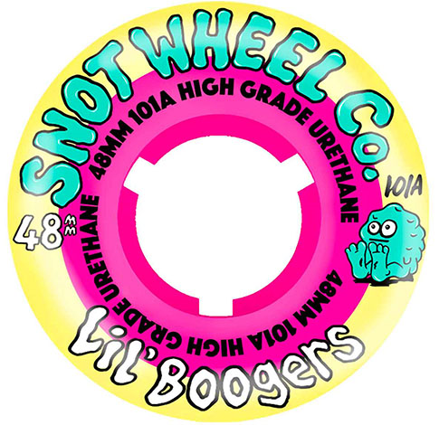 SNOT LIL BOOGERS YELLOW/PINK CORE 48MM 101A (Set of 4)