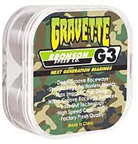 BRONSON SPEED CO. G3 DAVID GRAVETTE PRO BEARINGS 8 PK