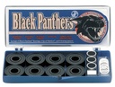 SHORTY'S BLACK PANTHERS ABEC 5 BEARINGS SINGLE SET