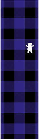 GRIZZLY 9" LUMBERJACK PLAID BLUE PERFORATED SHEET