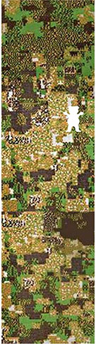 GRIZZLY 9" FALL CAMOUFLAGE PRT3 PERFORATED SHEET