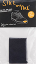 STICK & FLICK NAVY SUEDE PEEL AND STICK SHOE PATCH