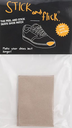 STICK & FLICK LIGHT GREY SUEDE PEEL AND STICK SHOE PATCH