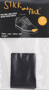 STICK & FLICK BLACK CANVAS PEEL AND STICK SHOE PATCH