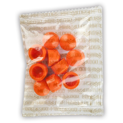 MINI LOGO PIVOT CUPS ORANGE 10 PACK