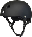 TRIPLE 8 HELMET SWEATSAVER BLACK MATTE W/ WHITE LOGO XL