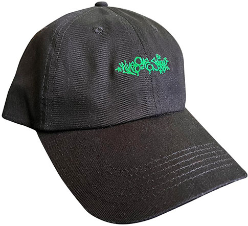 CALL ME (917) GREEN FLOW SNAPBACK HAT BLACK