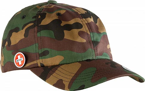 BONES DAD BONES BEARINGS CAMO CIRCLE PIN HAT