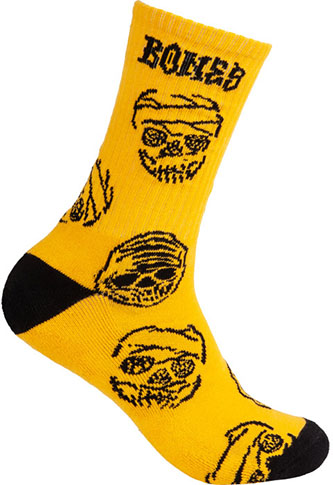 BONES BLACK & GOLD SOCKS GOLD