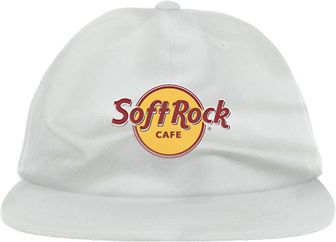 CHOCOLATE SOFT ROCK SNAPBACK HAT WHITE